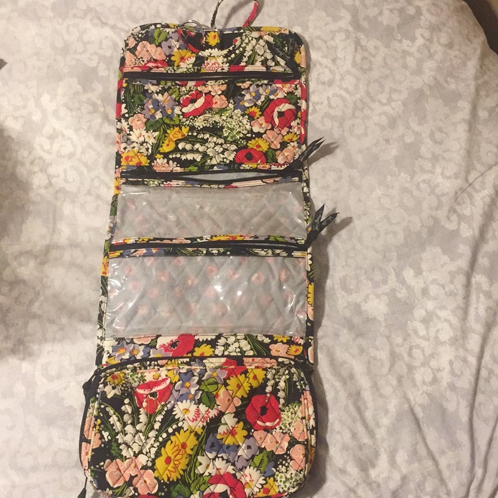 Vera Bradley hanging cosmetic case